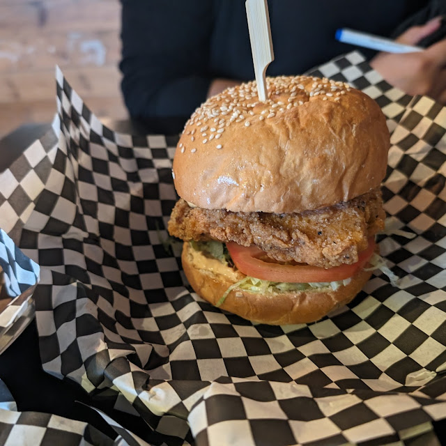 Mutha Trucker Burger and Mushroom Melt Burger