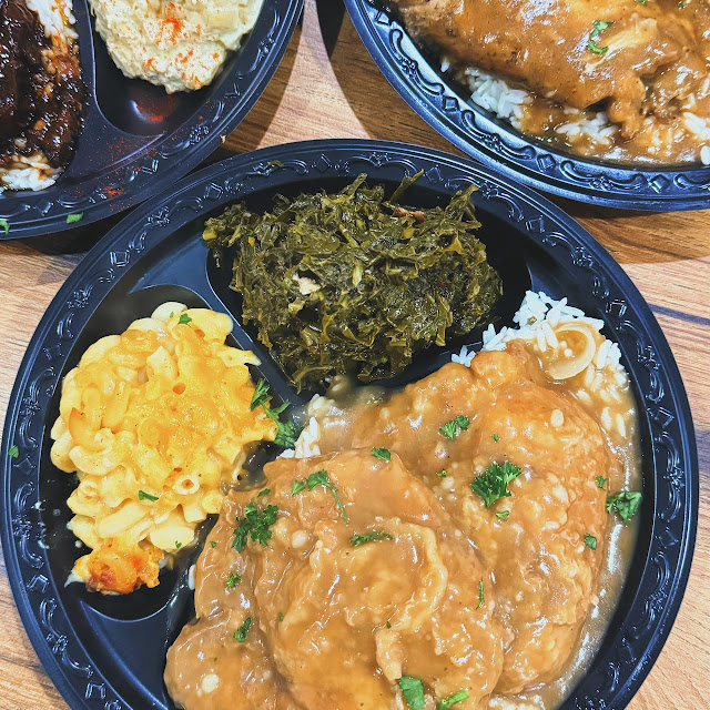 Oxtail Collard Greens Yams