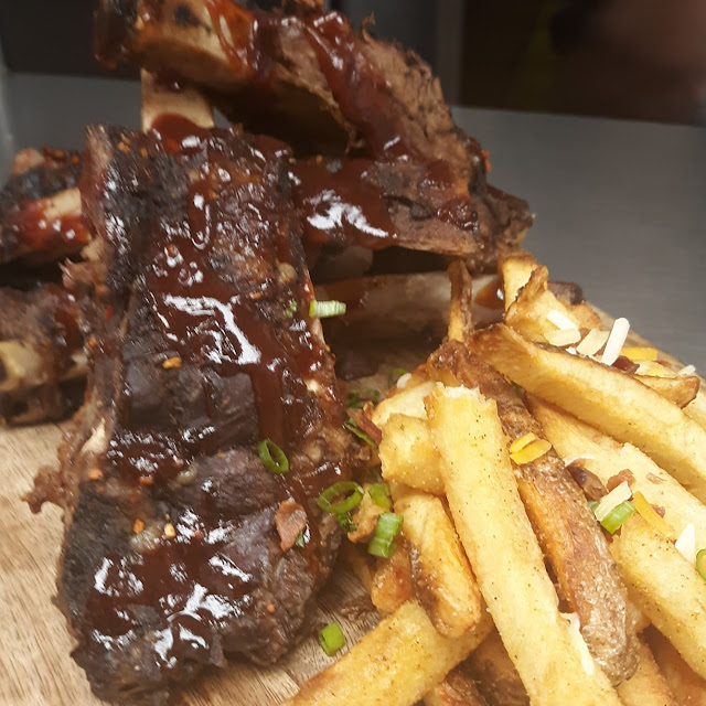 Beef Ribs with House Cut Fries