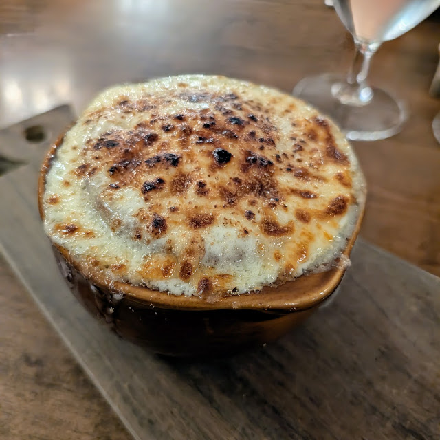 Three-Cheese Onion Soup