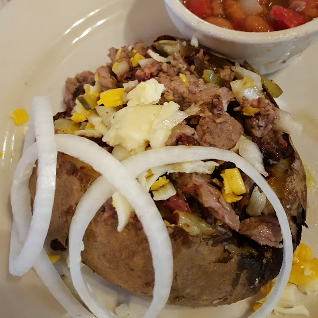 Stuffed BBQ Potatoe