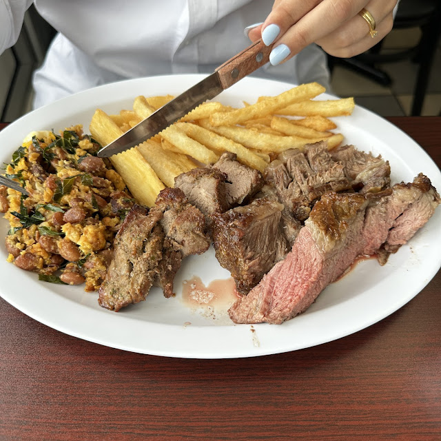 Picanha Com Batata Ou Mandioca Sirloin Steak with Potato or Yuca Cassava