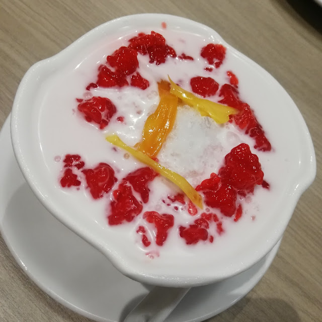 Red Ruby Water Chestnut in Coconut Milk