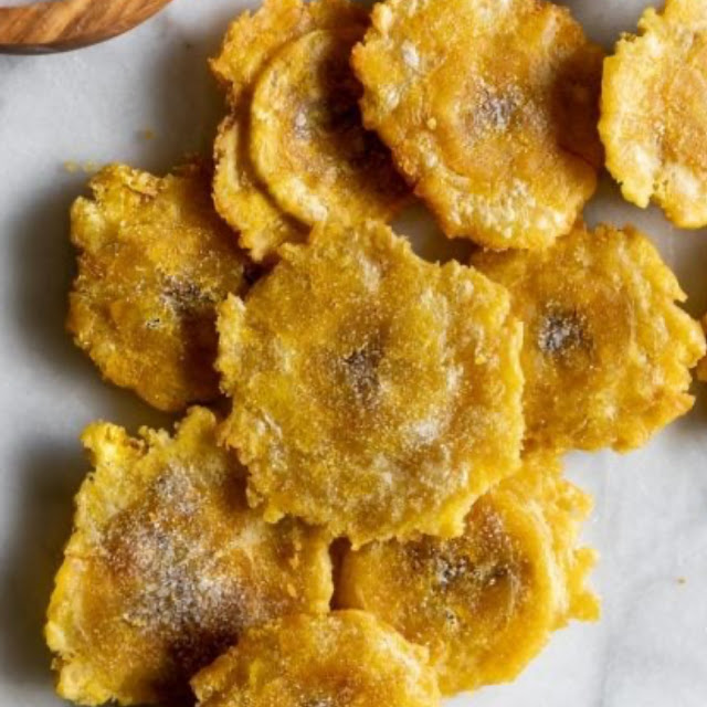 Tostones Green Deep Fried Plaintain
