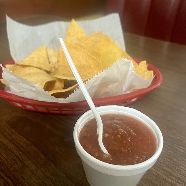 Flour Chips with Salsa
