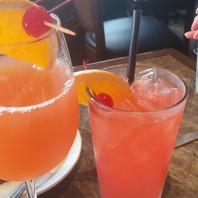 White Sangria & Peach on the Beach Martini