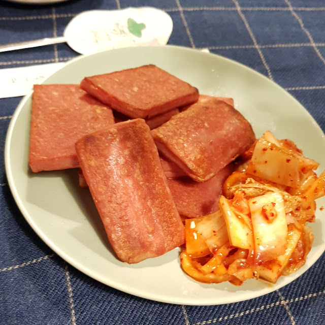 Luncheon Meat with Kimchi