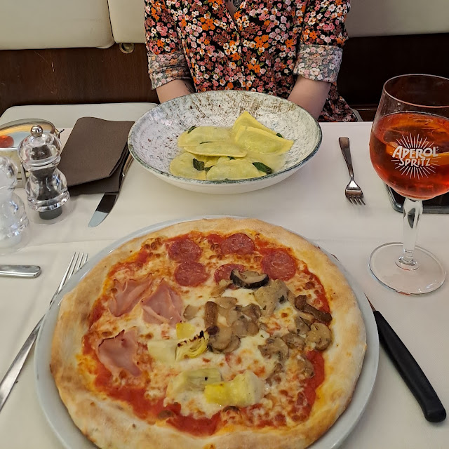 Ravioli And Pizza