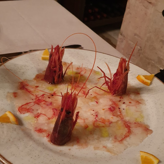 Carpaccio Di Gambero Rosso Di Mazara