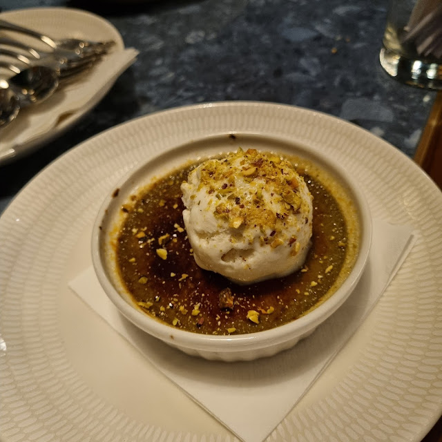 Pistachio Creme Brulee