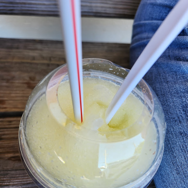 Frozen Lemonade Mixed with Ice Cream