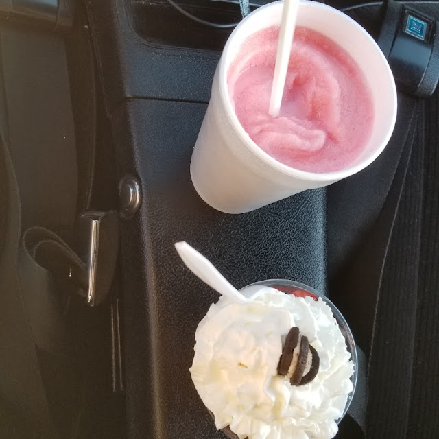 Lady Bug Sundaes