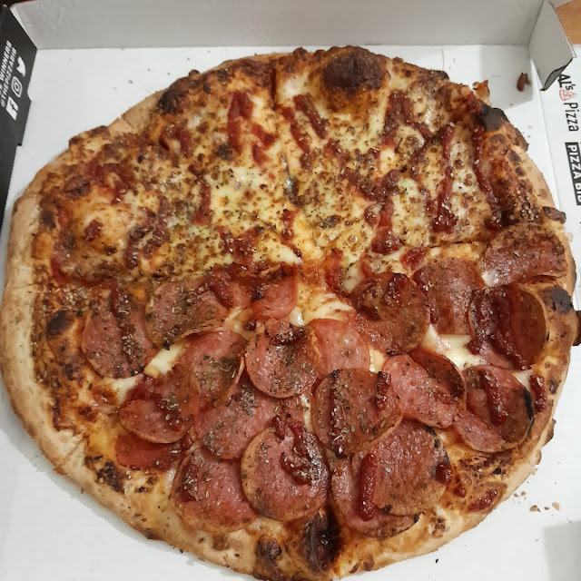 Half Margherita Half Pepperoni