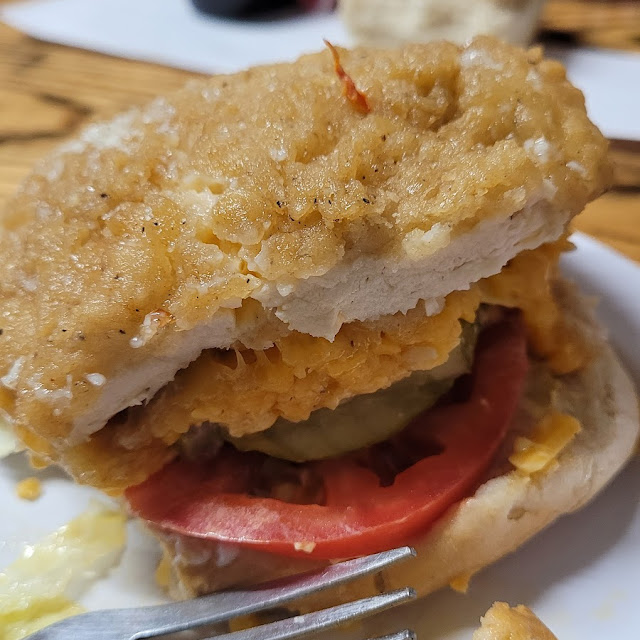 Chicken Lightly Fried with Pimento Cheese