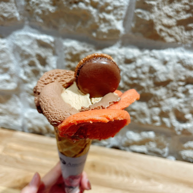 Dado Gelato Noisette & Chocolat Amorino