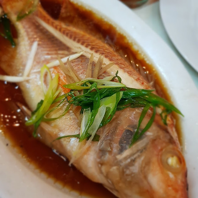 Steamed King Fish