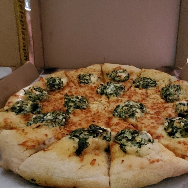 Spinach Dip Pizza