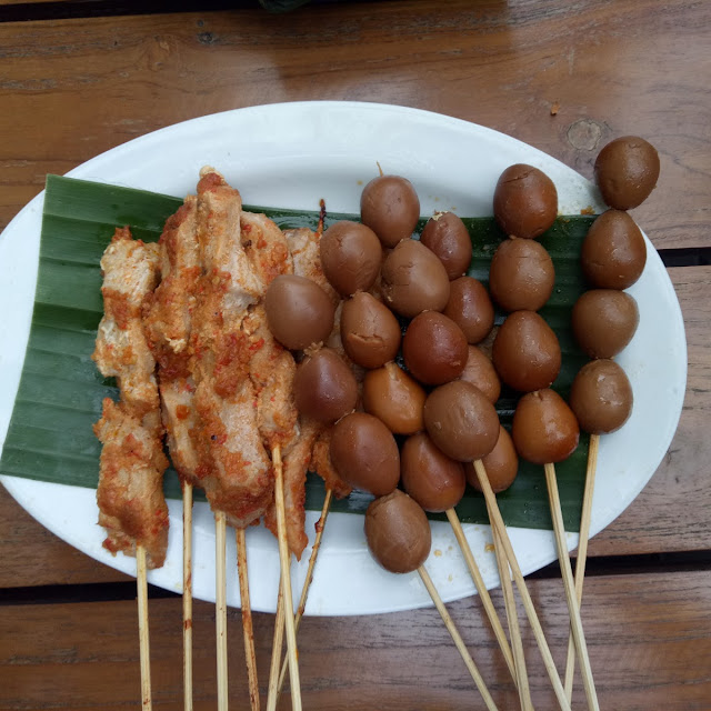 Sate Tuna & Sate Telur Puyuh