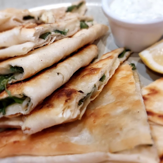 Spinach and Feta Gozleme