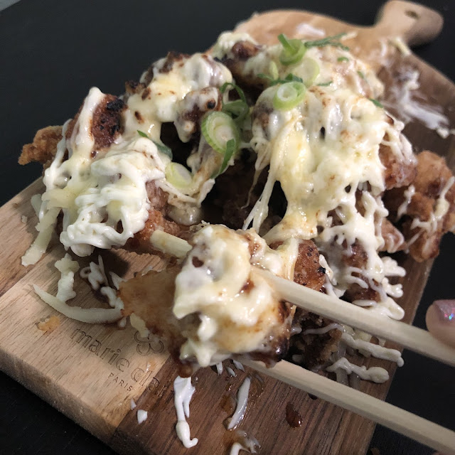 Cheesy Karaage Chicken