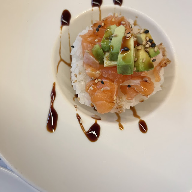 Reis Mit Sashimi