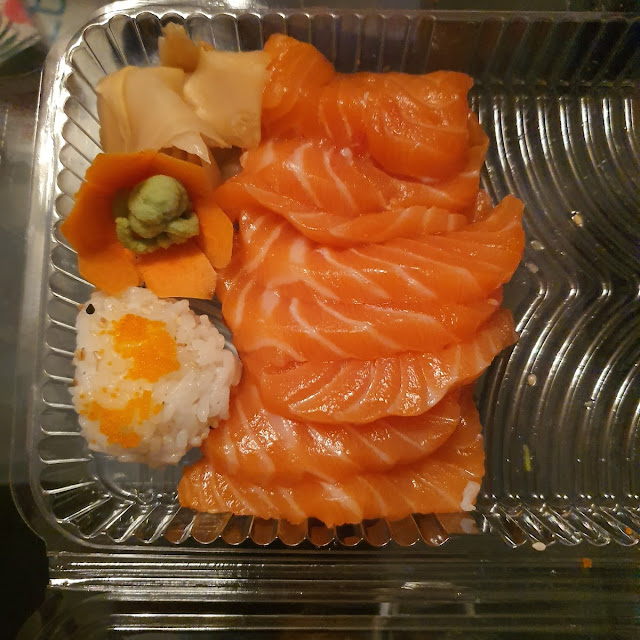 Lachs Sashimi Schrecklich