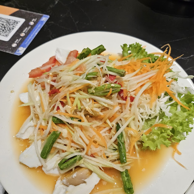Papaya Salad Som Tum with Crab and Fermented Fish