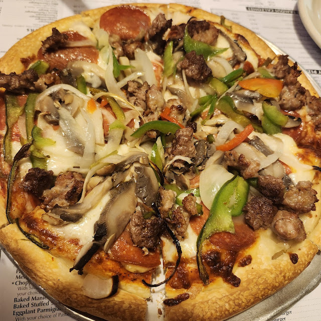 PMS with Onions & Peppers Pizza