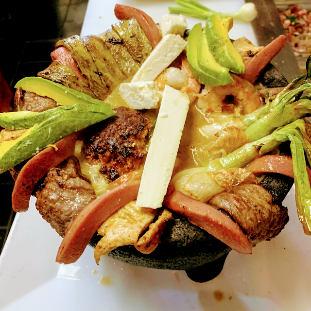Homemade Authentic Molcajete Specialty