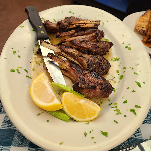 Greek Style Lamb Chops Charbroiled