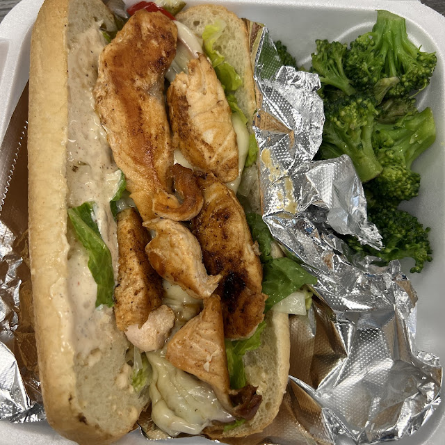 Salmon Philly Cheesesteak