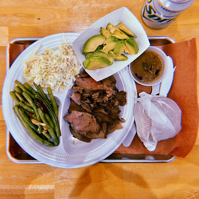 Coleslaw and Green Beans