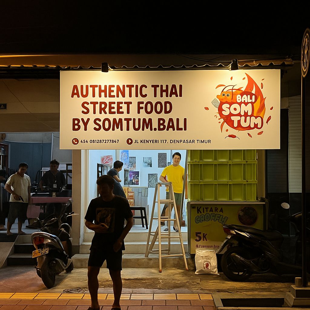 Authentic Thai Street food By Somtum.Bali