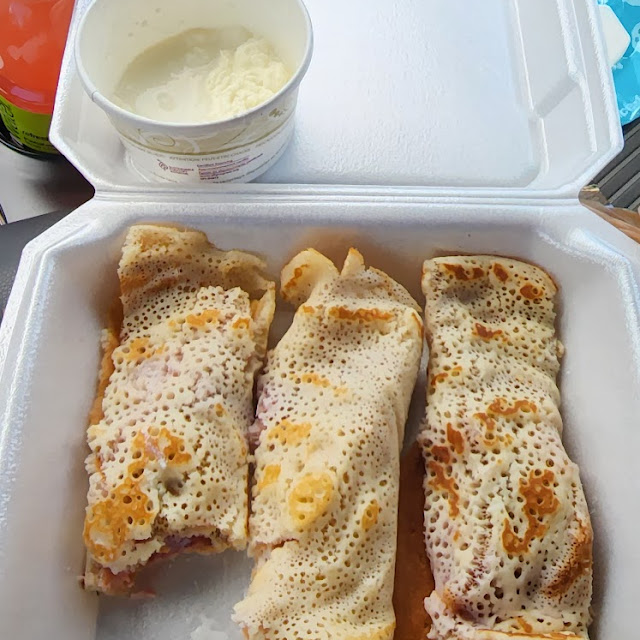 Strawberry and Creme Crepes