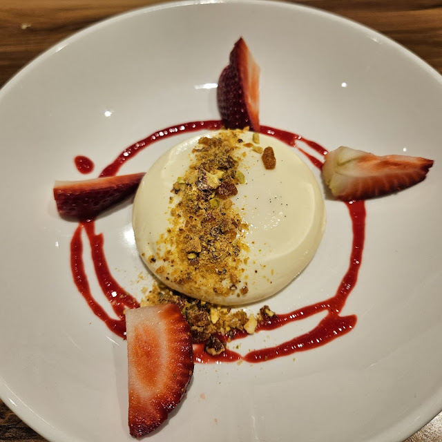 Basil Infused Panna Cotta
