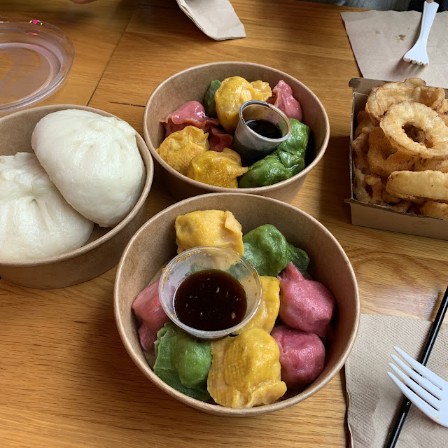 Dumplings and Onion Rings