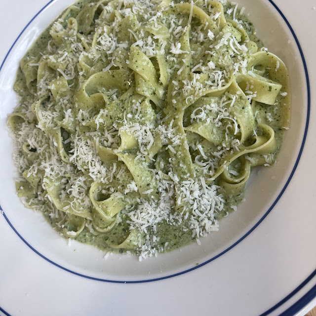 Tagliatelle Pesto Sauce