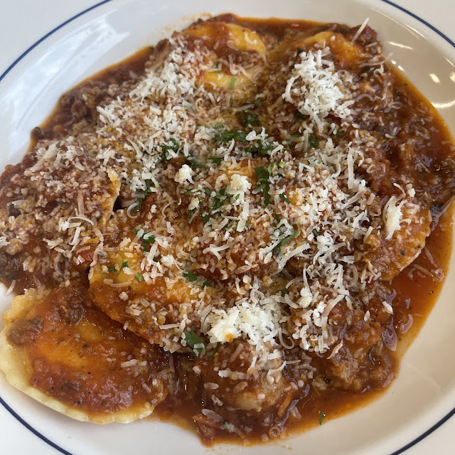 Ravioli with Sausage Sauce