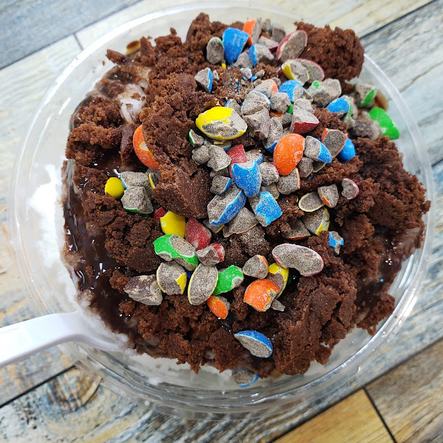 M&M Shaved Ice Cream