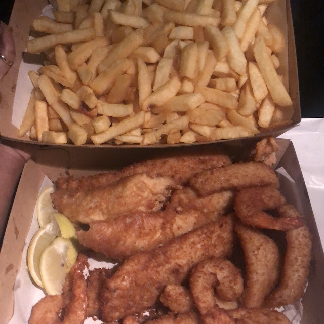 Kids Calamari and Chips