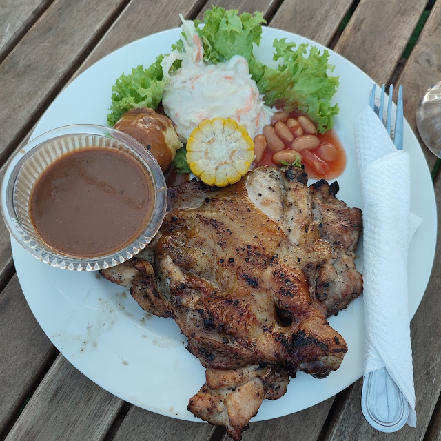 Grilled Chicken Chop w Black Pepper