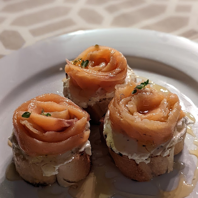 Salmon Crostini