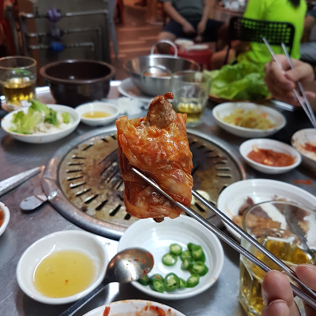 Kimchi Wrapped Samgyeopsal