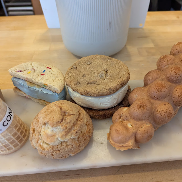 Sugar Cone Waffle Cone Ice Cream Cookie Sandwich