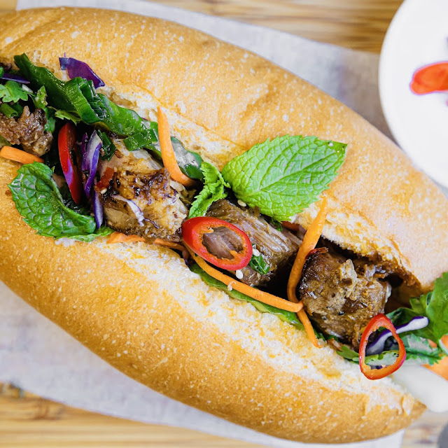 Sticky Pork Banh MI