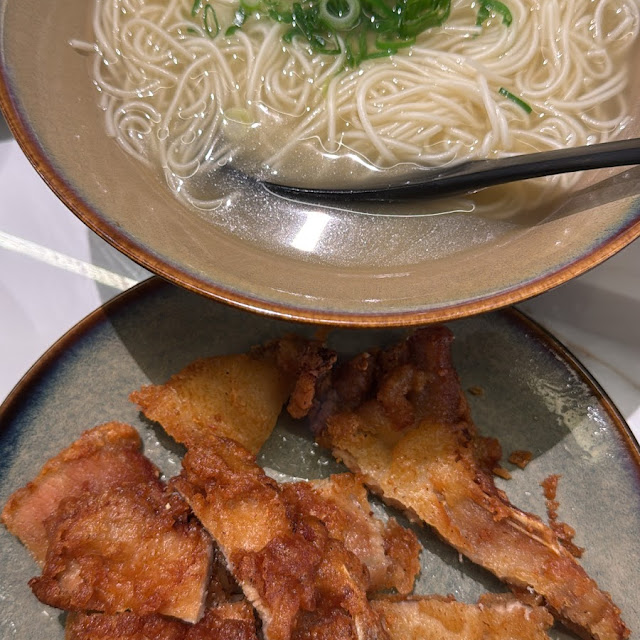 Fried Pork Chop with Noodle Soup