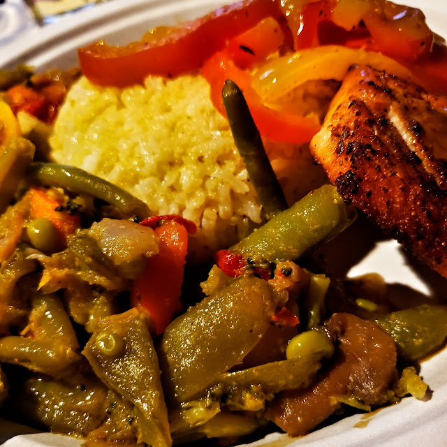 Salmon and Rice Pilaf