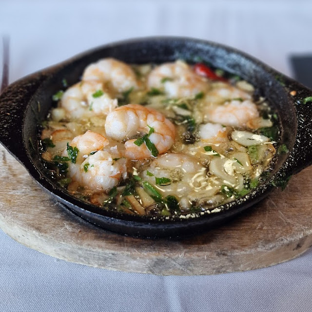Sizzling Spicy Garlic Prawns
