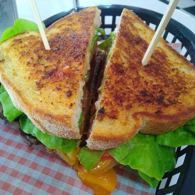 Steak Sandwich with the Lot