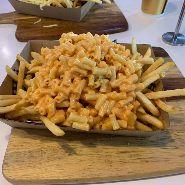 French Fries with Mac & Cheese Fries